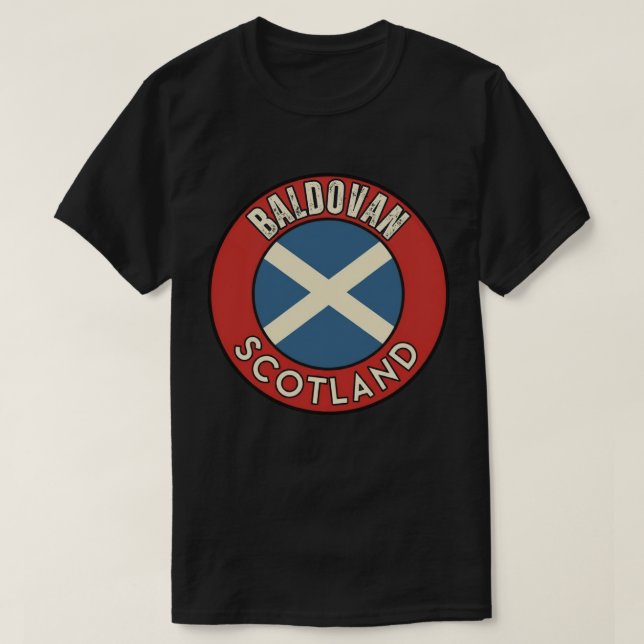 T-shirt Baldovan, Écosse (Design devant)