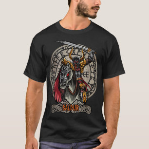 T-shirt Baldur Norse Mythologie Valhalla Viking Dieu nordi