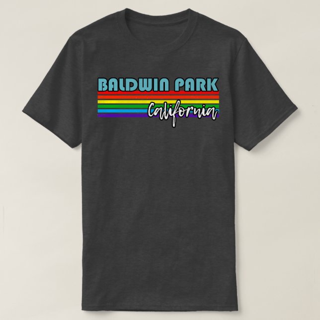 T-shirt Baldwin Park California Pride Baldwin Park LGBT G (Design devant)