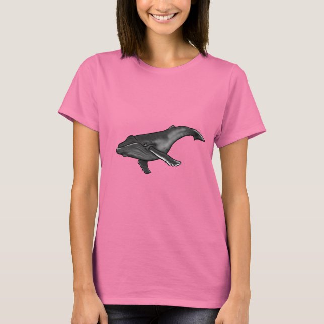 T-shirt baleine à bosse (Devant)