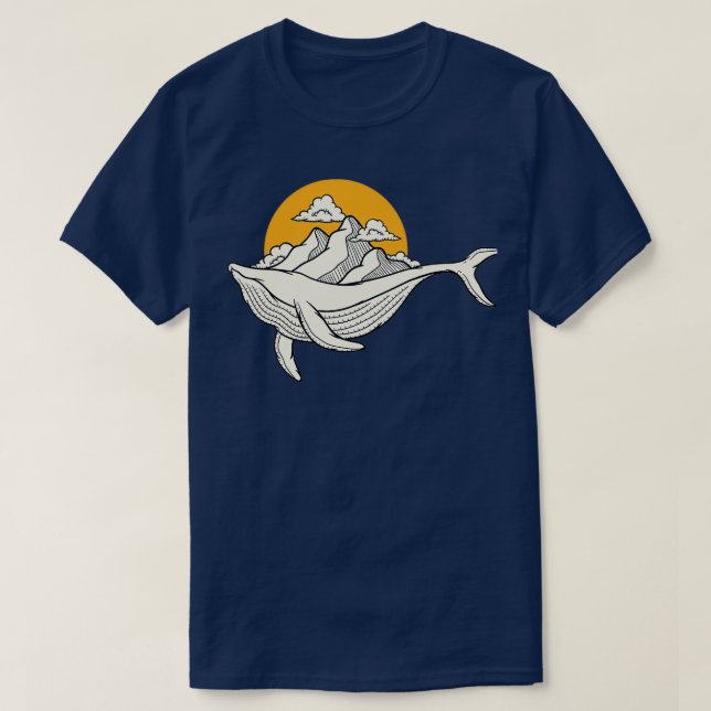 T-shirt Baleine à bosse 36 (Design devant)