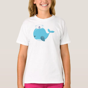 T-shirt Baleine à voile, Belle baleine, Petite baleine, Ba