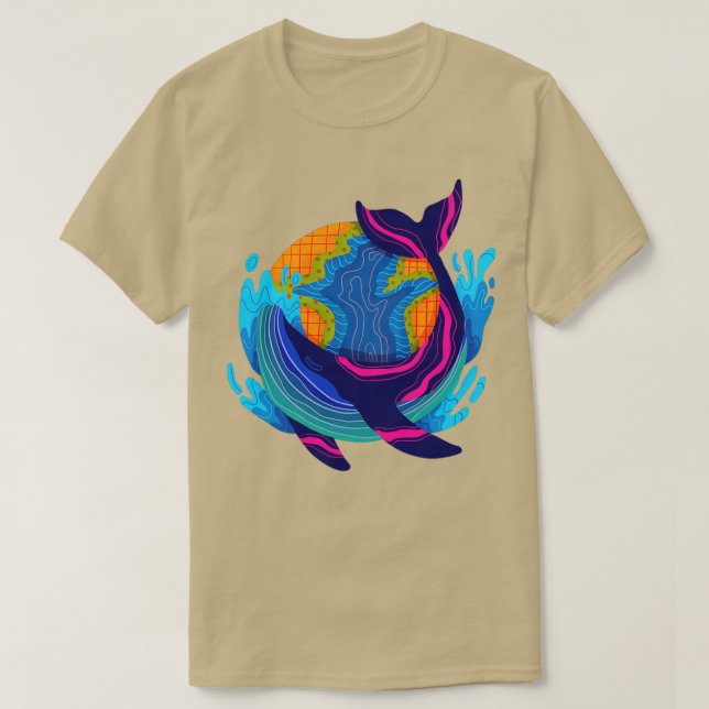T-shirt Baleine Art 1 (Design devant)