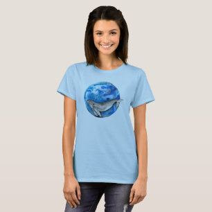 T-shirt Baleine bleue