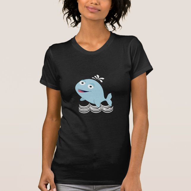 T-shirt Baleine bleue (Devant)