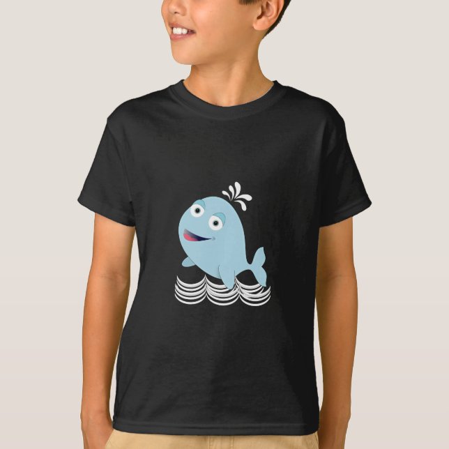 T-shirt Baleine bleue (Devant)