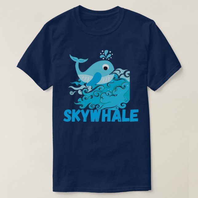 T-shirt Baleine bleue 34 (Design devant)