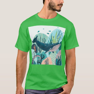 T-SHIRT BALEINE BLEUE 54 5