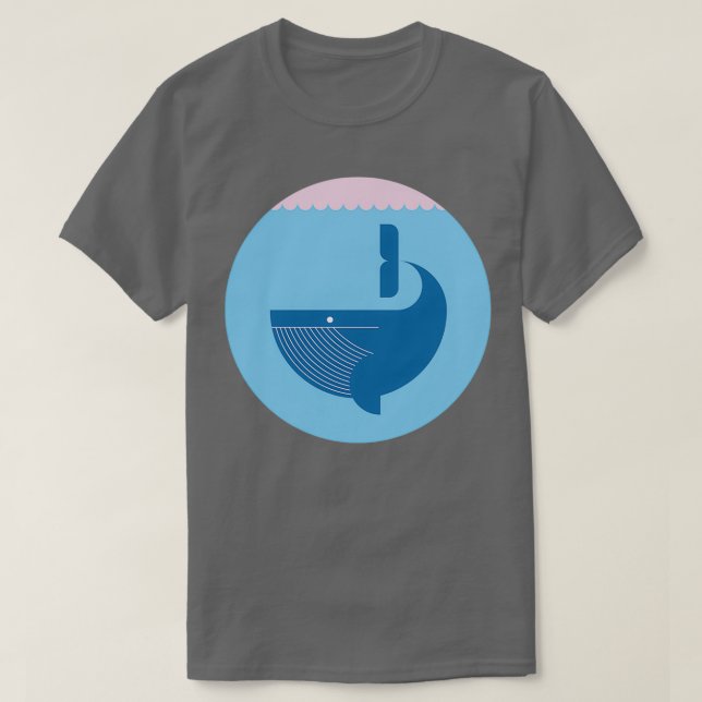 T-shirt Baleine bleue 77 1 (Design devant)