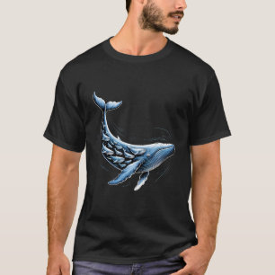 T-shirt Baleine bleue biologie marine animal mer océan ror