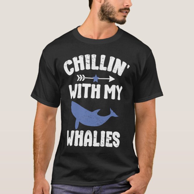 T-shirt Baleine bleue observation cétacé 1 (Devant)