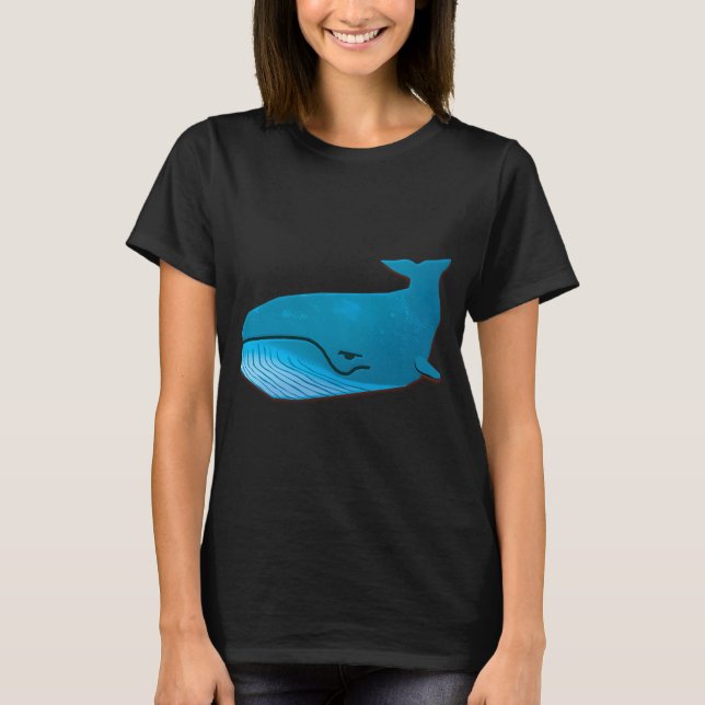 T-shirt Baleine bleue suffisante (Devant)