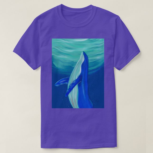 T-shirt Baleine Bonjour 1 (Design devant)