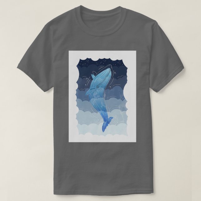 T-shirt Baleine céleste 1 (Design devant)
