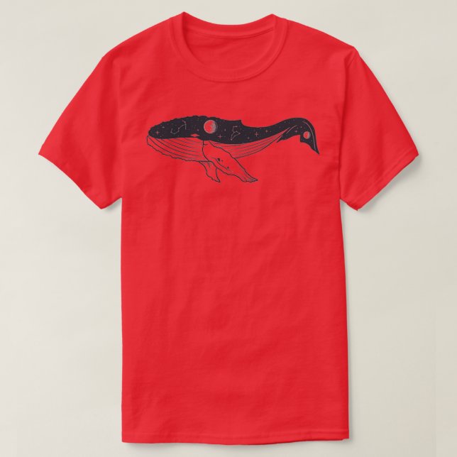 T-shirt Baleine céleste 2 (Design devant)