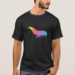 T-shirt Baleine Colorée Nature des animaux de mer
