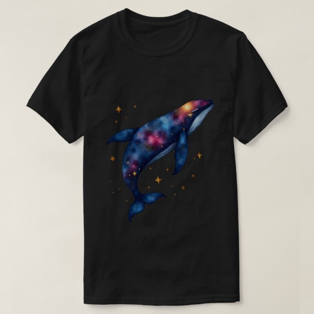 T-shirt Baleine cosmique (Design devant)