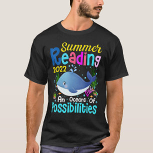 T-shirt Baleine Cute Océans Des Possibilités Lecture Été