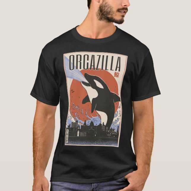 T-shirt Baleine d'Asie d'Orcazilla (Devant)