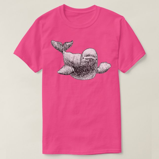 T-shirt Baleine de Beluga 2 (Design devant)