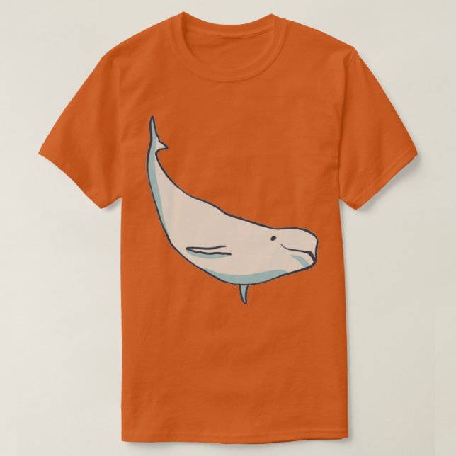 T-shirt Baleine de Beluga 5 (Design devant)