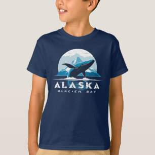 T-shirt Baleine de Glacier Bay - Alaska
