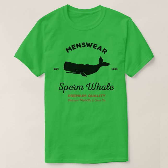 T-shirt Baleine de Sperm (Design devant)