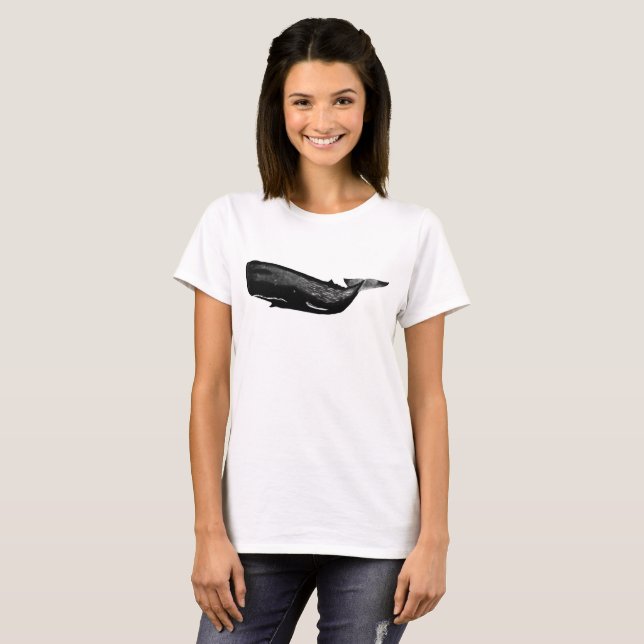 T-SHIRT BALEINE DE SPERME (Devant entier)
