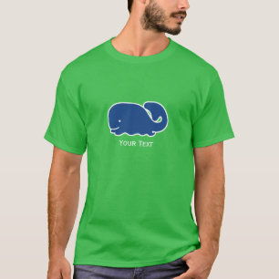 T-shirt Baleine de très bon goût bleue nautique