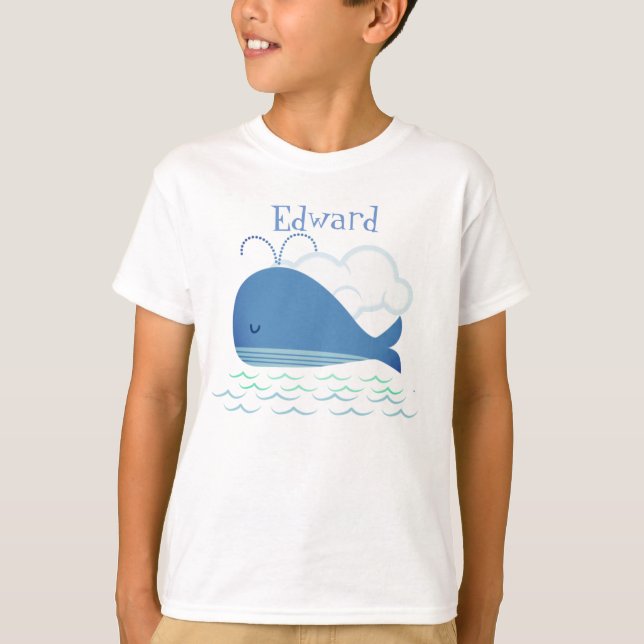 T-shirt Baleine détendue (Devant)