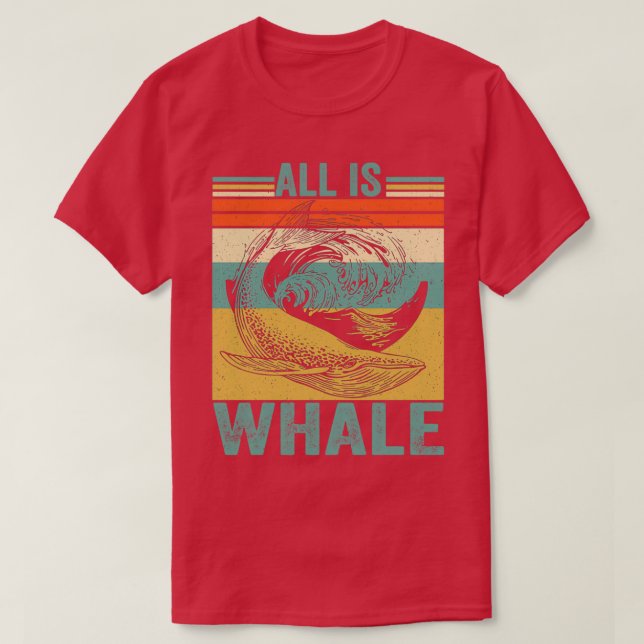 T-shirt Baleine drôle (Design devant)