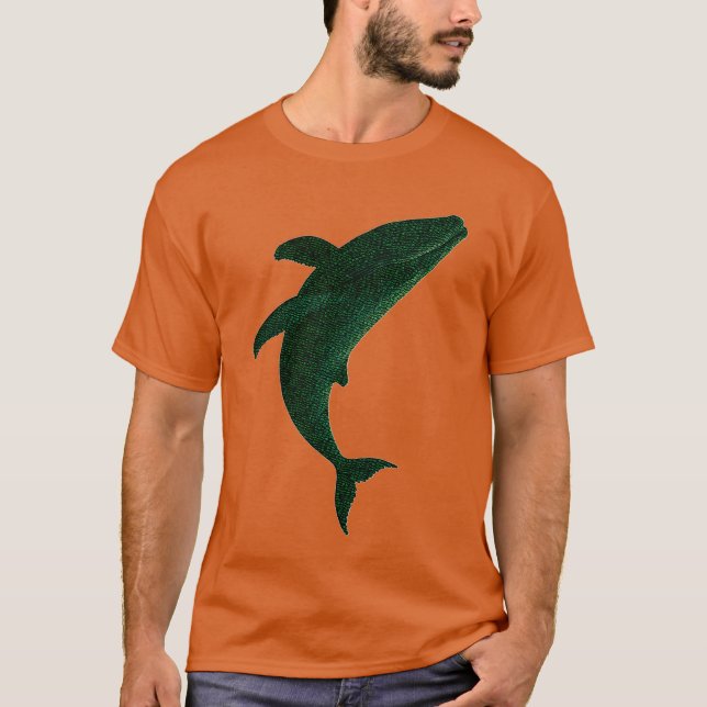 T-shirt Baleine d'un code (Devant)