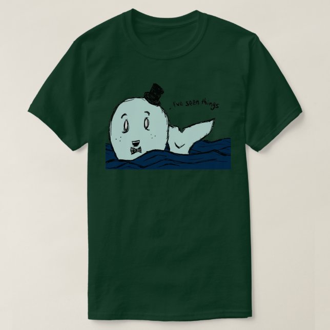 T-shirt Baleine en détresse (Design devant)
