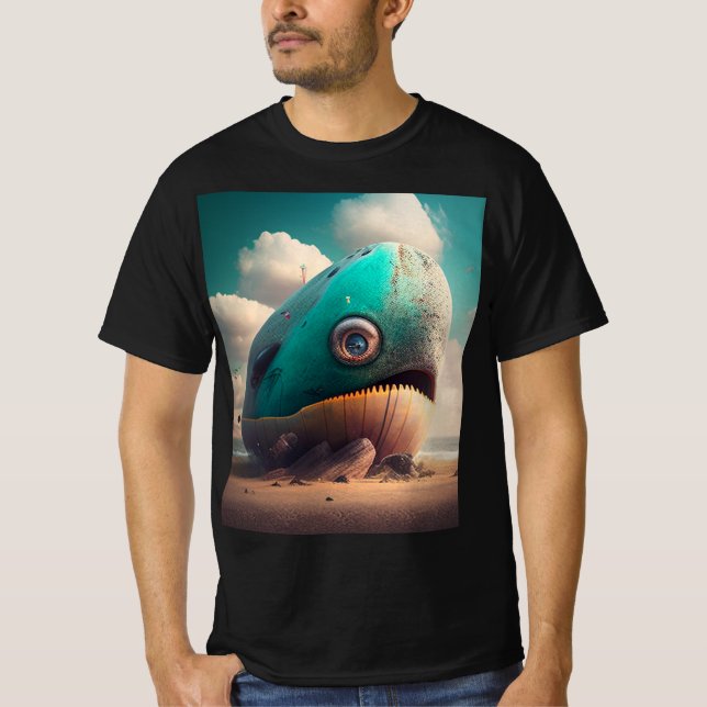 T-shirt Baleine étrange (Devant)