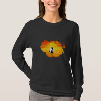 T-shirt Baleine Femme Orque Animal Océan Baleine Tueuse C