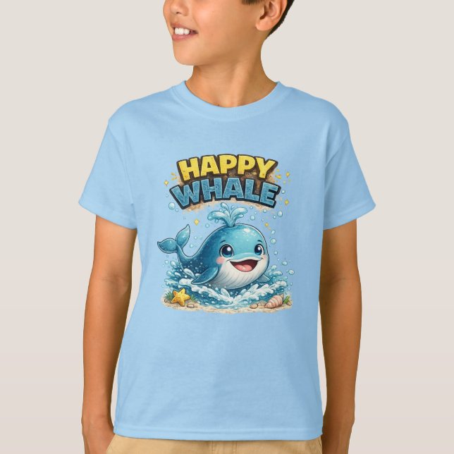 T-shirt Baleine Heureuse (Devant)