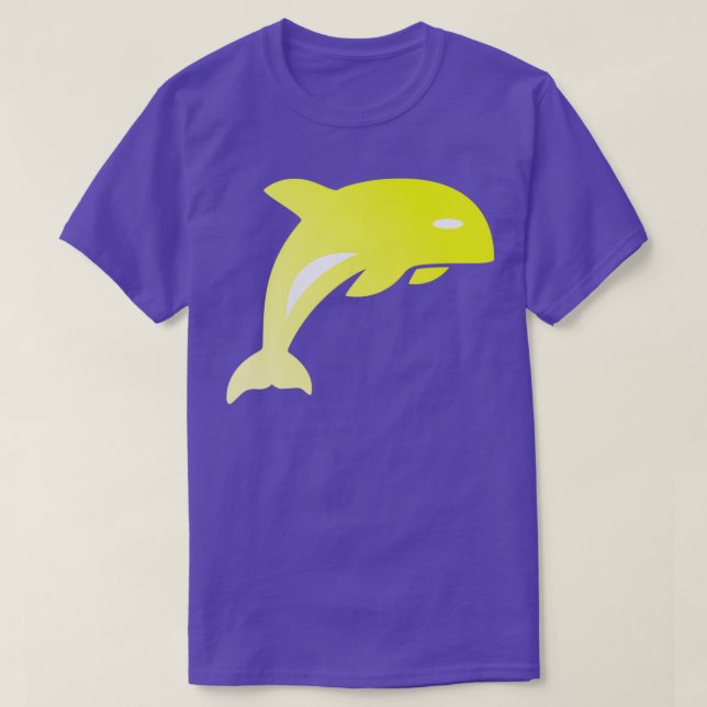 T-shirt Baleine jaune 1 (Design devant)