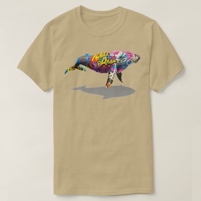 T-shirt Baleine marquée (Design devant)