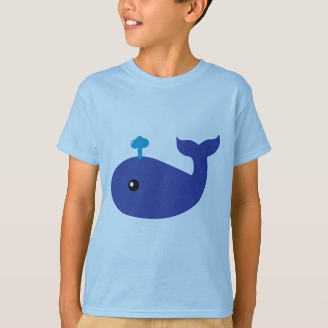 T-shirt baleine mignonne (Devant)