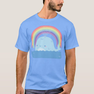 T-shirt Baleine mignonne et arc-en-ciel