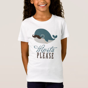 T-Shirt Baleine mignonne Hipsta vintage svp