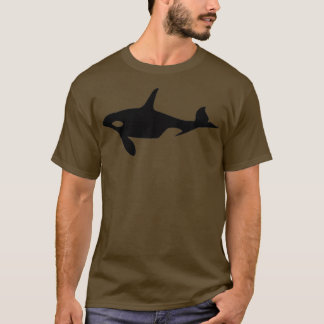 T-shirt Baleine noire et blanche 1