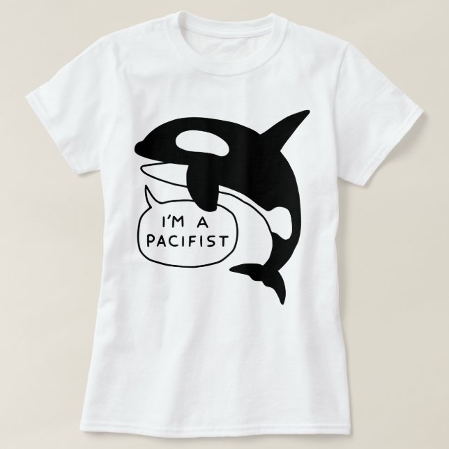 T-shirt Baleine non-violence (Design devant)