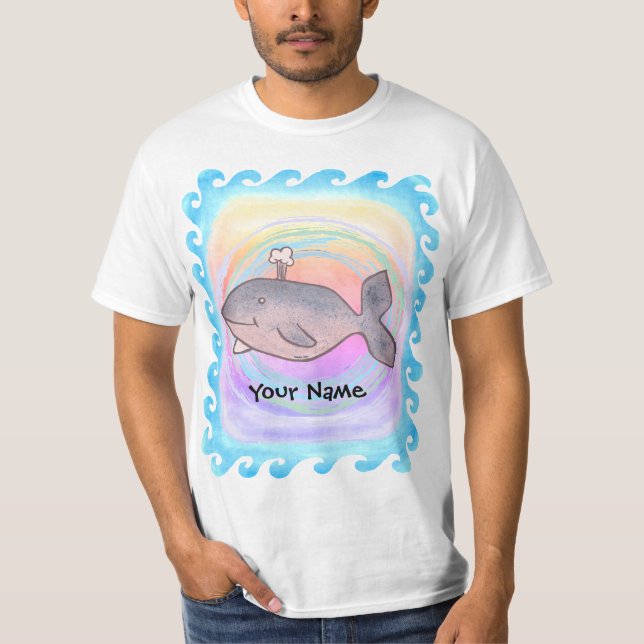 T-shirt baleine pour bébé (Devant)