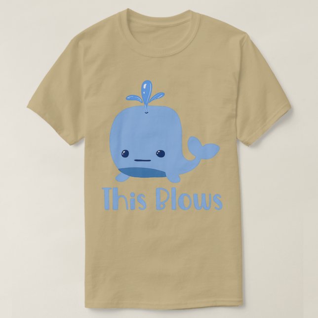 T-shirt Baleine qui souffle (Design devant)