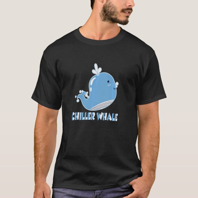T-shirt Baleine réfrigérante Orca Mer Manches Longues (Devant)