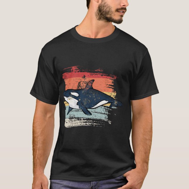 T-shirt Baleine Rétro (Devant)