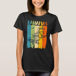 T-shirt Baleine Rétro Bahamas Caraïbes Amis Correspondants