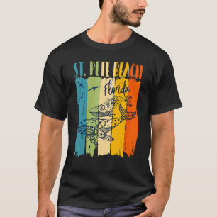 T-shirt Baleine Retro St Pete Beach Floride ami correspond