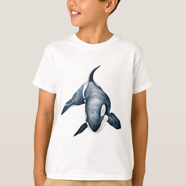 T-shirt Baleine solitaire d'orque (Devant)